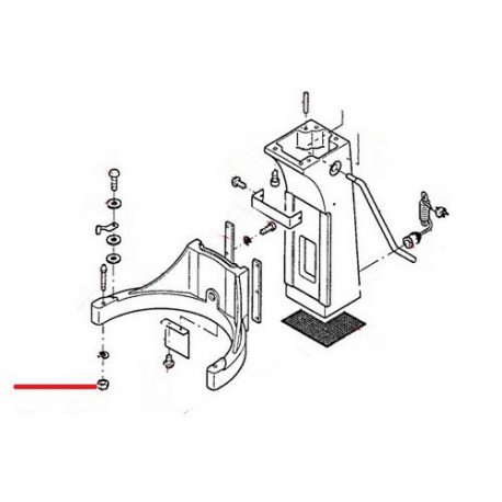 BOWL PIN NUT - GUQ6523