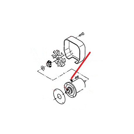 ETRIER POUR MOTEUR ORIGINE THUNDERBIRD - GUQ6597