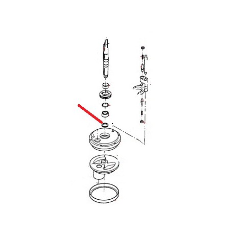 BUSHING -SEAL FOR CENTER SHAFT - GUQ6680