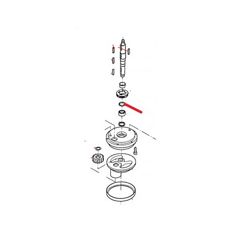 BORNE C POUR ARBRE CENTRAGE ORIGINE THUNDERBIRD - GUQ6751