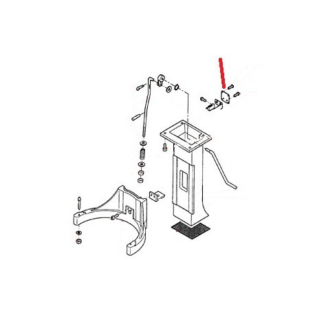 TOLE PLATE METAL ORIGINE THUNDERBIRD - GUQ6605