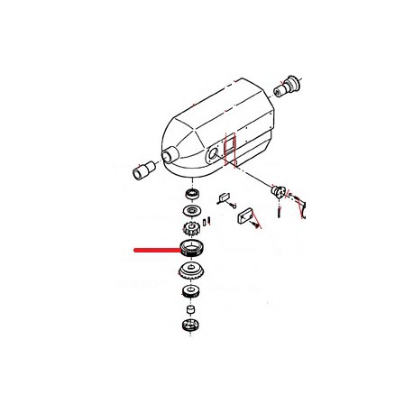 OUTSIDE SLOW SPEED GEAR - GUQ6738