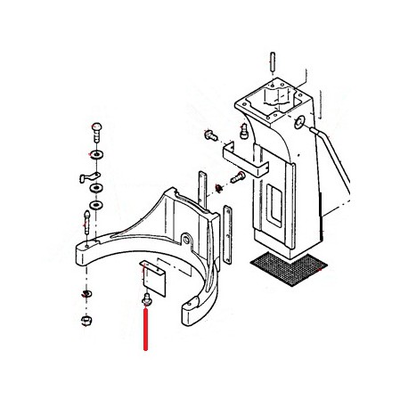 SCREW FOR PROTECTIVE BAFFLE - GUQ6565