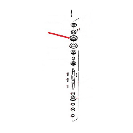 ENGRENAGE BASSE VITESSE ORIGINE THUNDERBIRD - GUQ6736