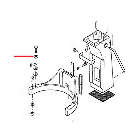 WASHER FOR BOWL CLAMP - GUQ6554