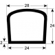 JOINT MORICE DE PORTE DE FOUR DIM 645X510 MM FOUR SIROCO 2