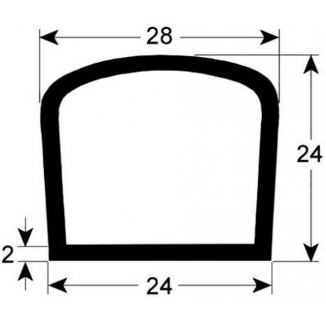 JOINT DE PORTE DE FOUR ORIGINE MORICE - QZ5011