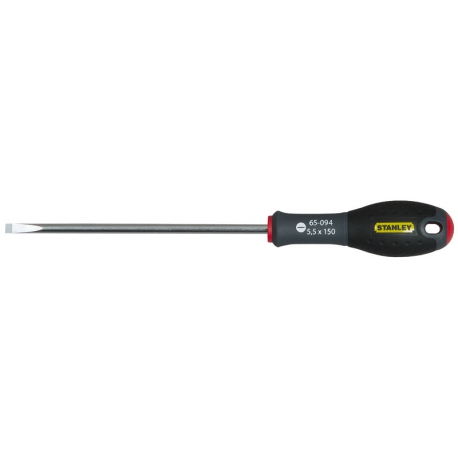 SCREWDRIVER STANLEY FLAT 5.5 X125MM L:230MM - TIQ65895