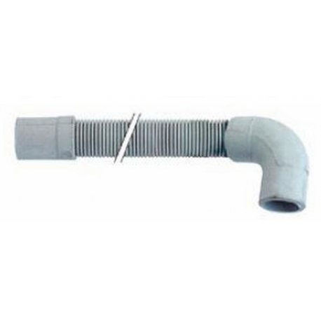 TUYAU VIDANGE CANNELE 2M COUDE - CEQ6724