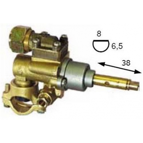 GRIFO GAS PEL 22BN SIN SEGURIDAD CAPIC - T858520