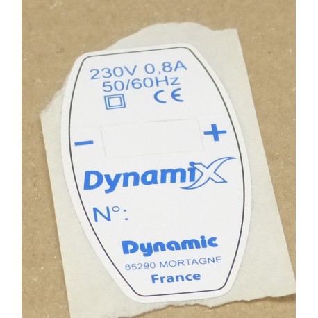 LABEL IDENTIFICATION 230V - QLQ6676