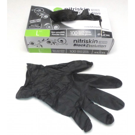GANT TAILLE M SIN LATEX CAJAS DE 100 NITRILE AZULES - IQ8521