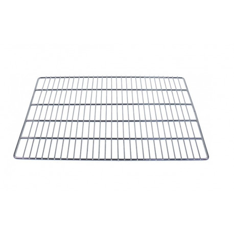 GRILLE ACIER CHROME 4 CROISILLONS L:500MM L:345MM - SEQ322