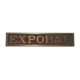 PLAQUE EXPOBAR ANAGRAM ESMALT MONROC ORIGINE - RKQ705