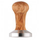 TAMPER HANDLE IN WOOD D`OLIVIER. BASE IN ALU Ø58MM GENUINE - IQ73