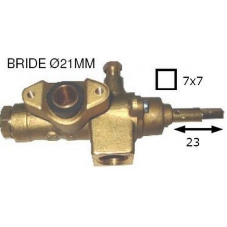 HAHN GAS ACHSE SQUARE 4X4MM L25MM RAC THERMOELEMENT - TNQ876