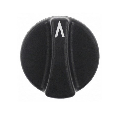 MANETTE ZERO MECANIQUE AXE DIAM. 6X4.6MM Ø55MM NOIR - TIQ24