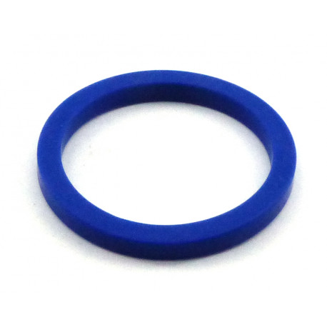 GUARNIZIONE PORTA FILTRO SPAZIALE 63X52X6.65 MM SILICONE BLU - IQ11