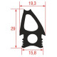 JOINT DE PORTE POUR FOUR ORIGINE ANGELO PO - TIQ13287