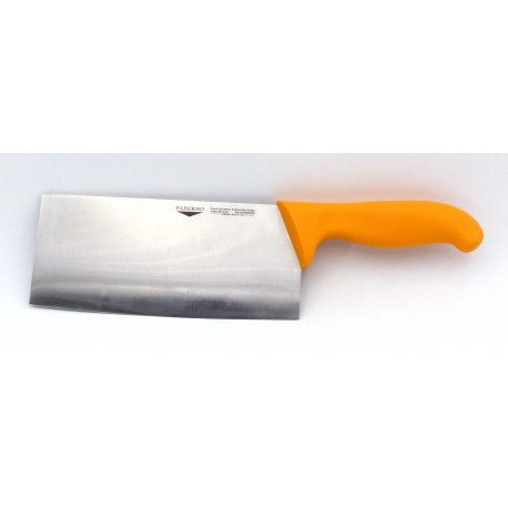 Couperet Chinois Cm 19 Jaune Couteaux Serie Forgee - RRI7676