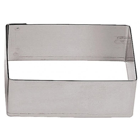 Conf. 6 Pz Monachelle Rettang. 30x61 Inox - rri7940