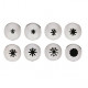 8 Pcs Decorating Tubes - rri7085