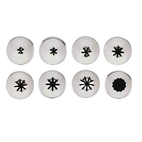 8 Pcs Douilles A Decorer Inox - rri7085