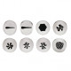 8 Pcs Decorating Tubes - rri7080