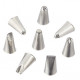 Conf. 8 Pz Bocchette Assortite Inox - rri7081
