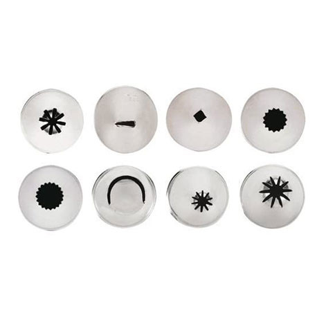 8 Pcs Decorating Tubes - rri7083