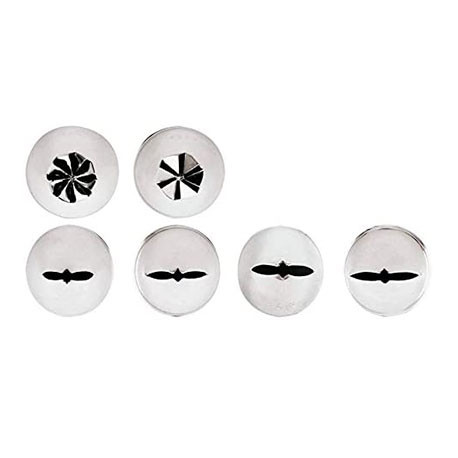 6 Pcs Decorating Tubes - rri7084