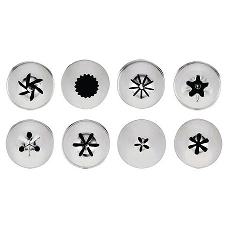 6 Pcs Douilles A Decorer Inox - rri7097