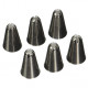 Conf. 6 Pz Bocchette Assortite Inox - rri7098