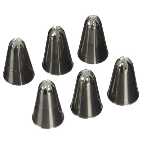 6 Pcs Decorating Tubes - rri7099