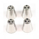 Conf. 4 Pz Bocchette Assortite Inox - rri7090