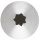 6 Pcs Decorating Star Tubes - RRI7016