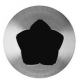 Set 6 Pz Bocchette Foro A Stella Mm 18 5 Punte Inox - RRI7026