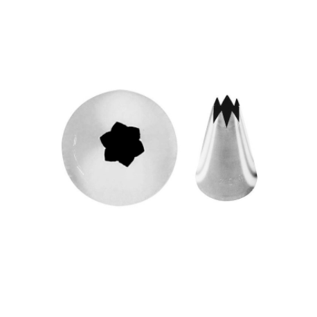6 Pcs Decorating Star Tubes - RRI7022
