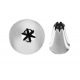 6 Pcs Douilles A Decorer Inox - RRI7030