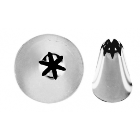 6 Pcs Douilles A Decorer Inox - RRI7034