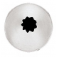 Confezione 6 Pz Bocchette Foro A Stella Francese Mm 16 Inox