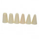 Set Of 6 Pcs Star Tube Nozzles PP - rri7170
