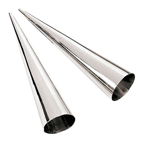 Conf. 10 Pz Cannoli Cornetto Inox - rri7105