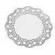 Set Of 100 Rose Decor Round Doilies - RRI7254