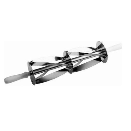 Coupe Croissants Cm 18x20 2x Inox/Manches Polypropylene - RRI7369