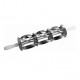 Coupe Croissants Cm 18x20 3x Inox/Manches Polypropylene - RRI7360