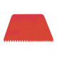 10 Teigschaber 22X13 Pp Rot/Gezackt - RRI7312