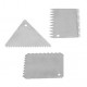 Set 3 Pz Raschietti A Pettine Inox - RRI7313