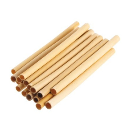 PAILLES EN BAMBOU (LOT DE 150 PIECES) L:200MM ?6-8MM - rri8563