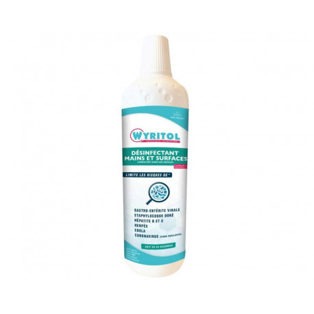 DESINFECTANT MAINS ET SURFACES LIVRE AVEC PULVERISATEUR - IQ404